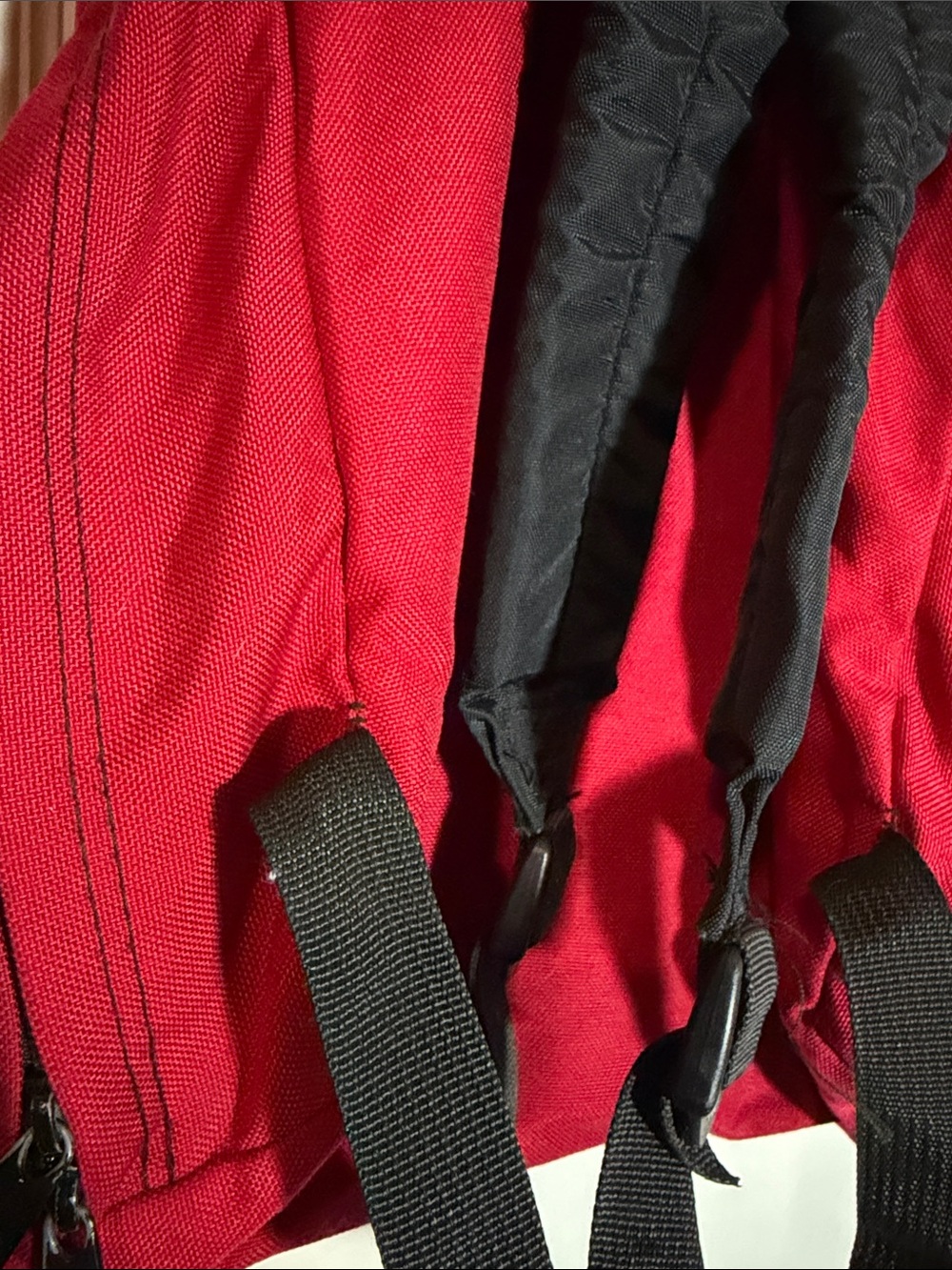 Vintage Jansport 1990s Red Backpack Bookbag - Picture 8 of 8